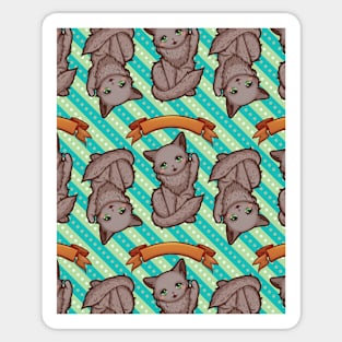 Kitty Final Boss Pattern Sticker